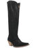 Image #1 - Dingo Women's Thunder Road Western Performance Boots - Medium Toe, Black, hi-res