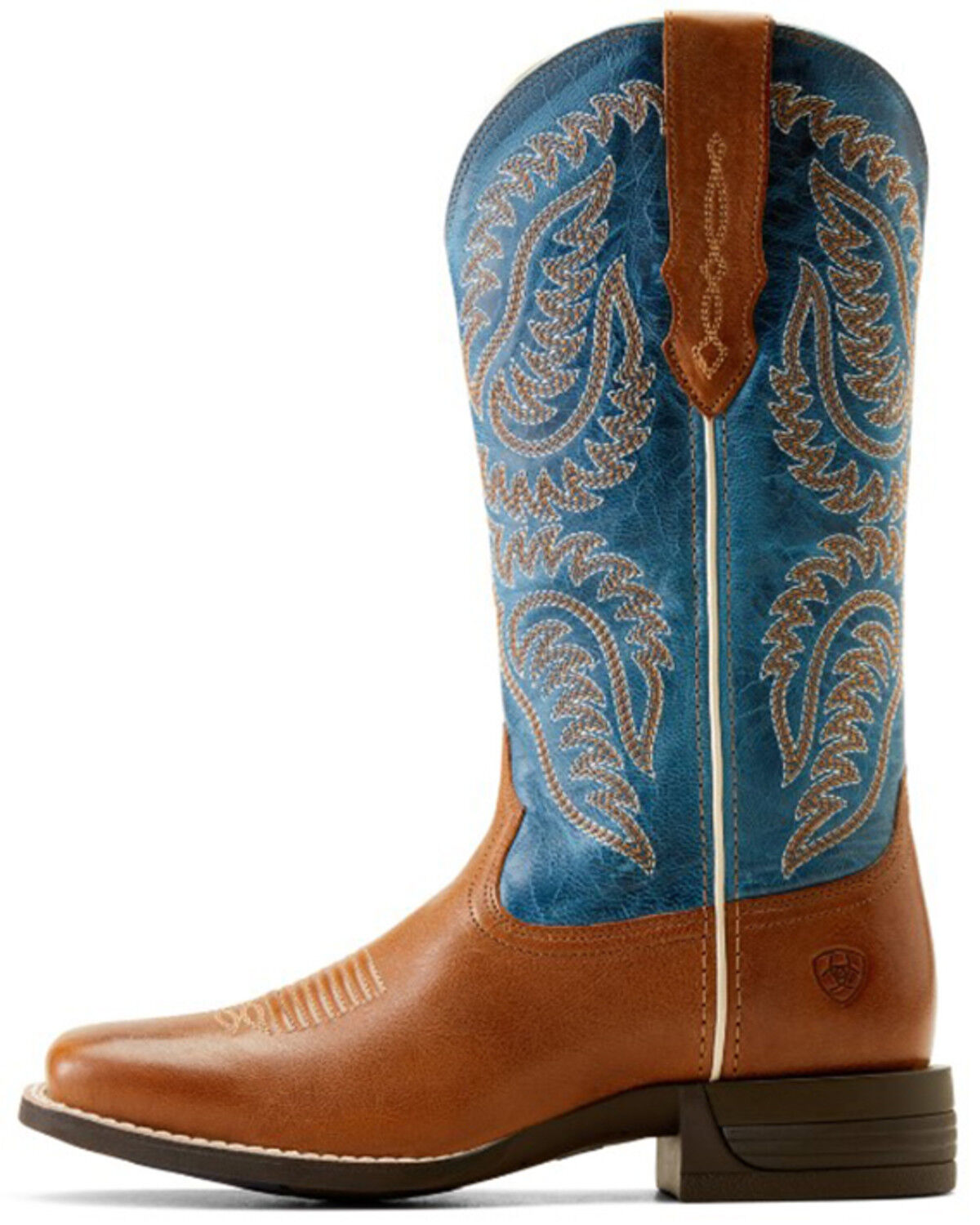 Image #2 - Ariat Women's Cattle Caite StretchFit Performance Western Boots - Broad Square Toe, Brown, hi-res