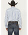Image #4 - George Strait by Wrangler Men's Plaid Print Long Sleeve Button-Down Stretch Western Shirt, White, hi-res