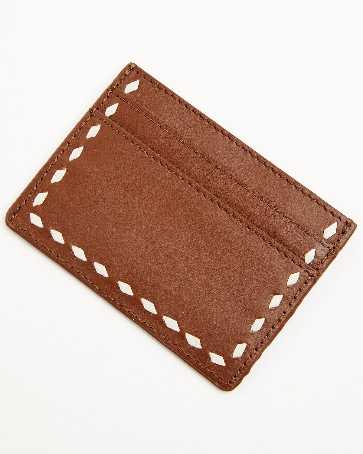Image #3 - Shyanne Women's Lacie Boot Stitch Credit Card Wallet, Brown, hi-res