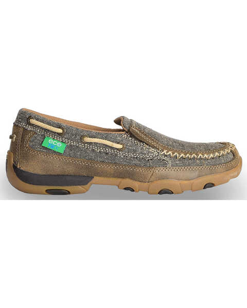 Image #2 - Twisted X Women's ECO TWX Slip-On Driving Moccasins - Moc Toe, Brown, hi-res