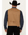 Image #4 - Cody James Men's Pancho Villa Oil Skin Vest, Tan, hi-res