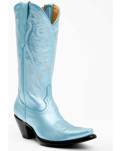 Image #1 - Idyllwind Women's Blue By You Western Boots - Snip Toe, Blue, hi-res