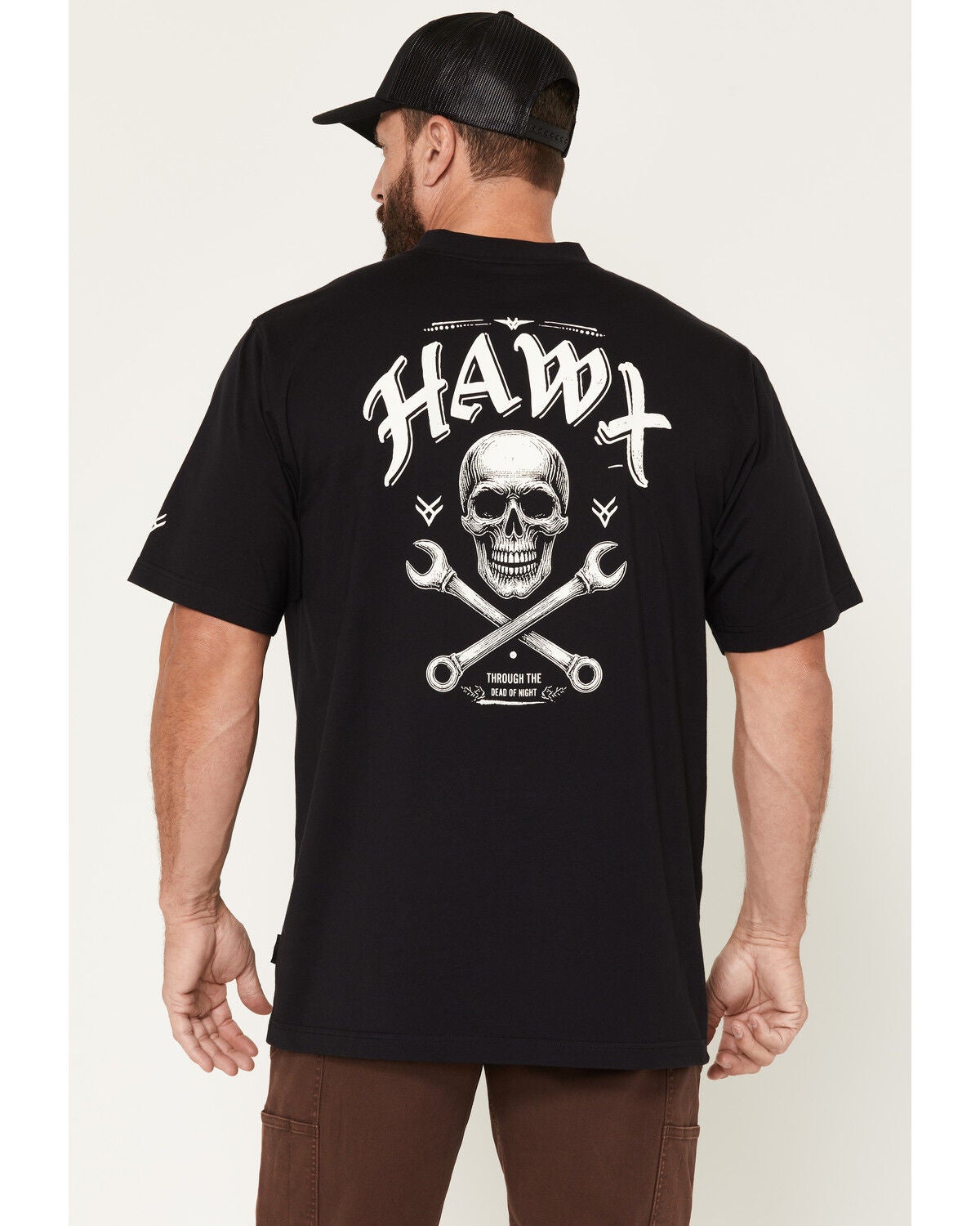 Hawx Men's Trade Life Short Sleeve Pocket Work T-Shirt, Black, hi-res