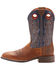 Image #2 - Ariat Men's Sidebet Western Performance Boots - Broad Square Toe , Brown, hi-res
