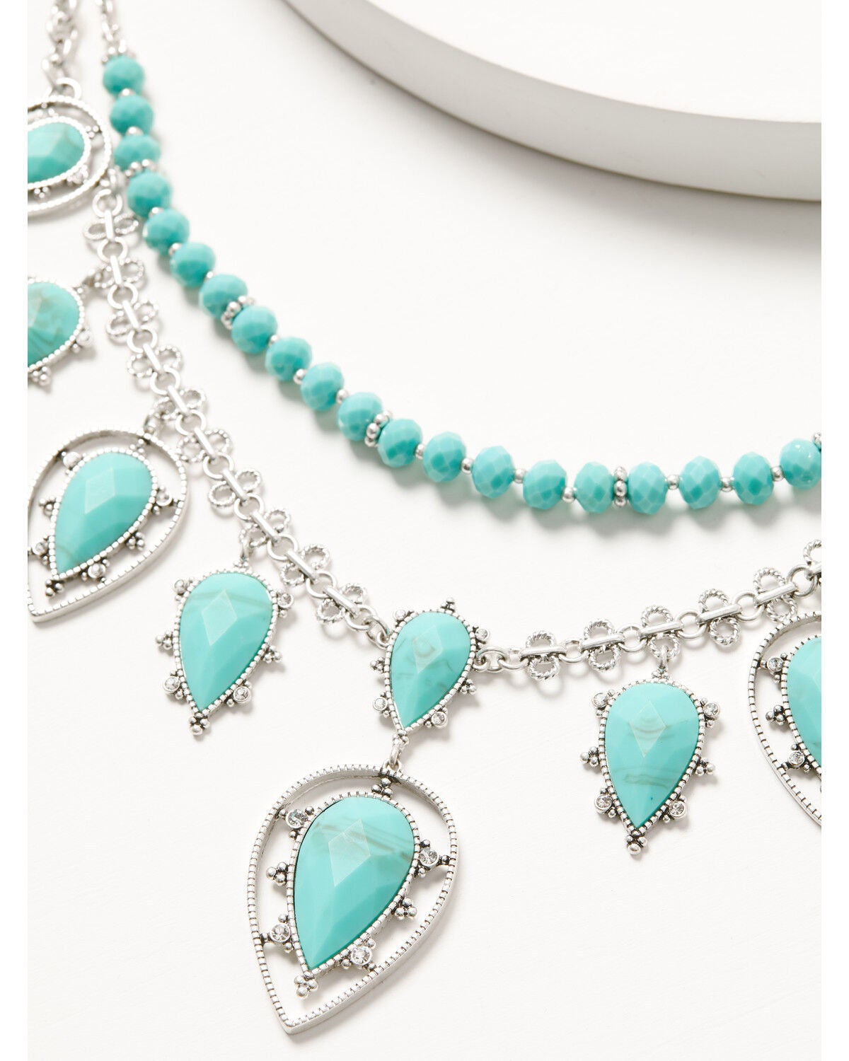 Image #2 - Lainey Wilson Women's Drama Stone Necklace, Silver, hi-res