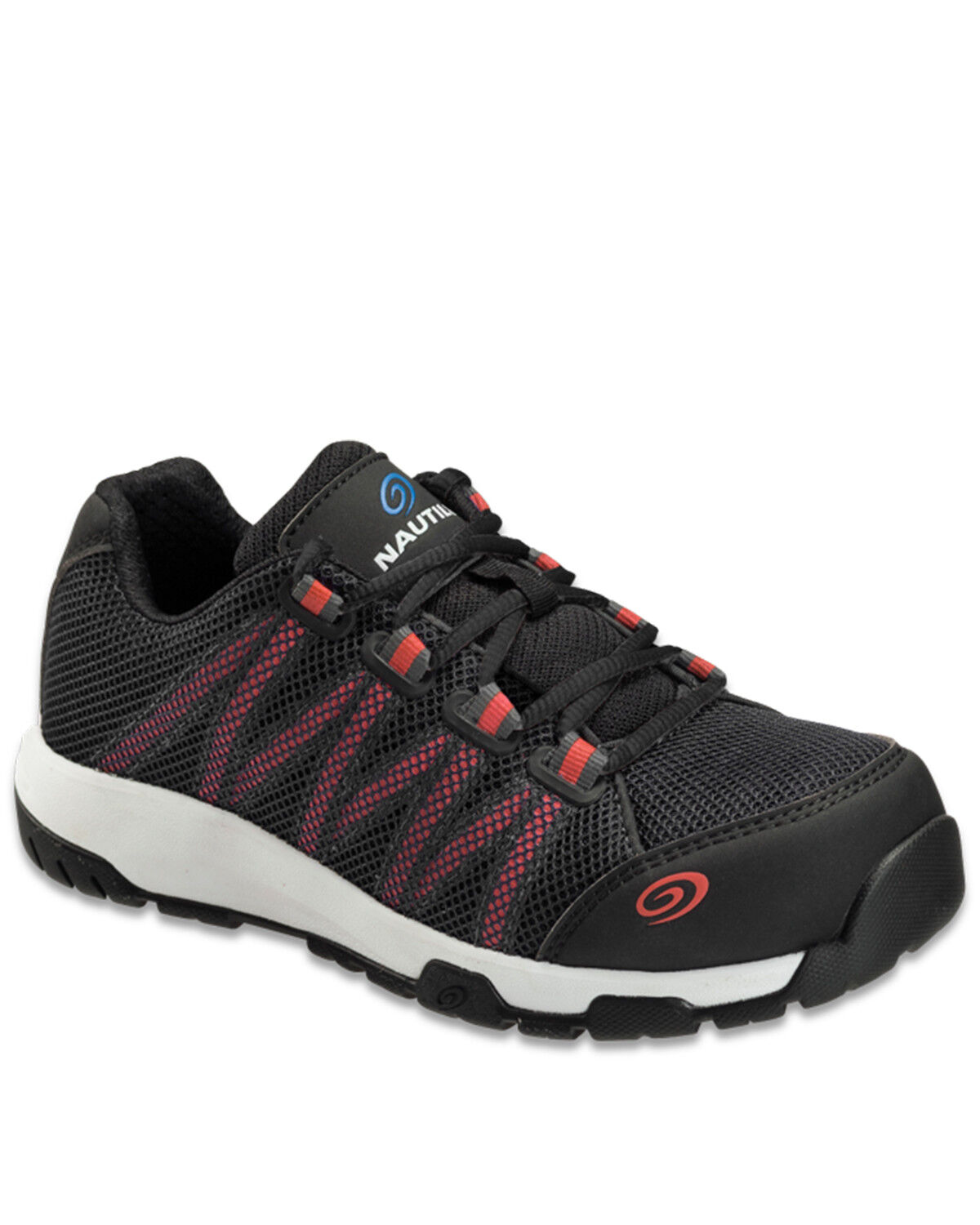 Image #1 - Nautilus Women's Accelerator Work Shoes - Composite Toe, Black, hi-res