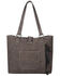 Montana West Women's Trinity Ranch Hair-on Cowhide Collection Concealed Carry Tote Bag, Coffee, hi-res