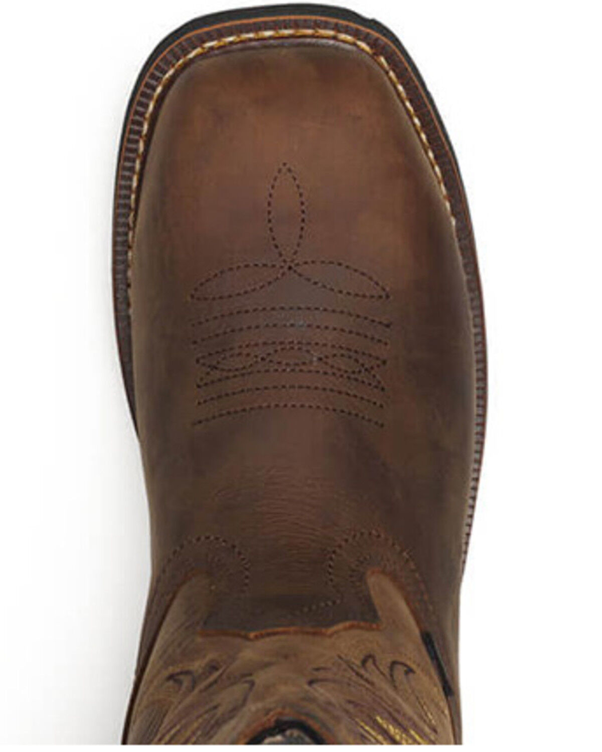 Image #4 - Thorogood Men's 11" Waterproof Wellington Work Boots - Soft Toe, Brown, hi-res