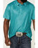 Image #3 - Panhandle Men's Performance Geo Print Short Sleeve Polo Shirt , , hi-res