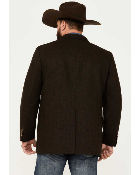 Image #4 - Cody James Men's Marled Tweed Sportcoat, Brown, hi-res