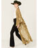 Image #2 - En Creme Women's Floral Metallic Long Sleeve Duster Kimono, Olive, hi-res