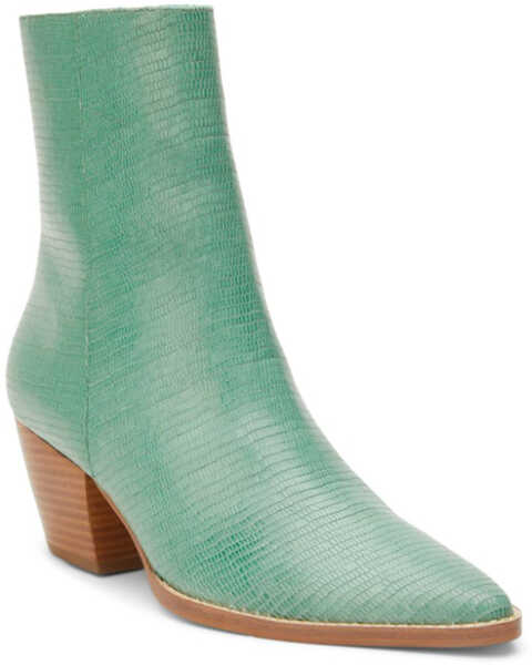 Matisse Women's Caty Western Fashion Booties - Pointed Toe, Jade, hi-res
