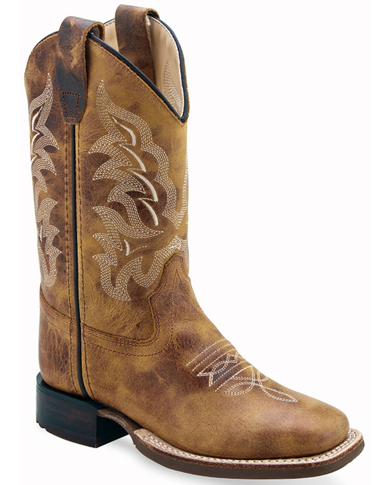 Old West Girls Western Boots Square Toe Sheplers