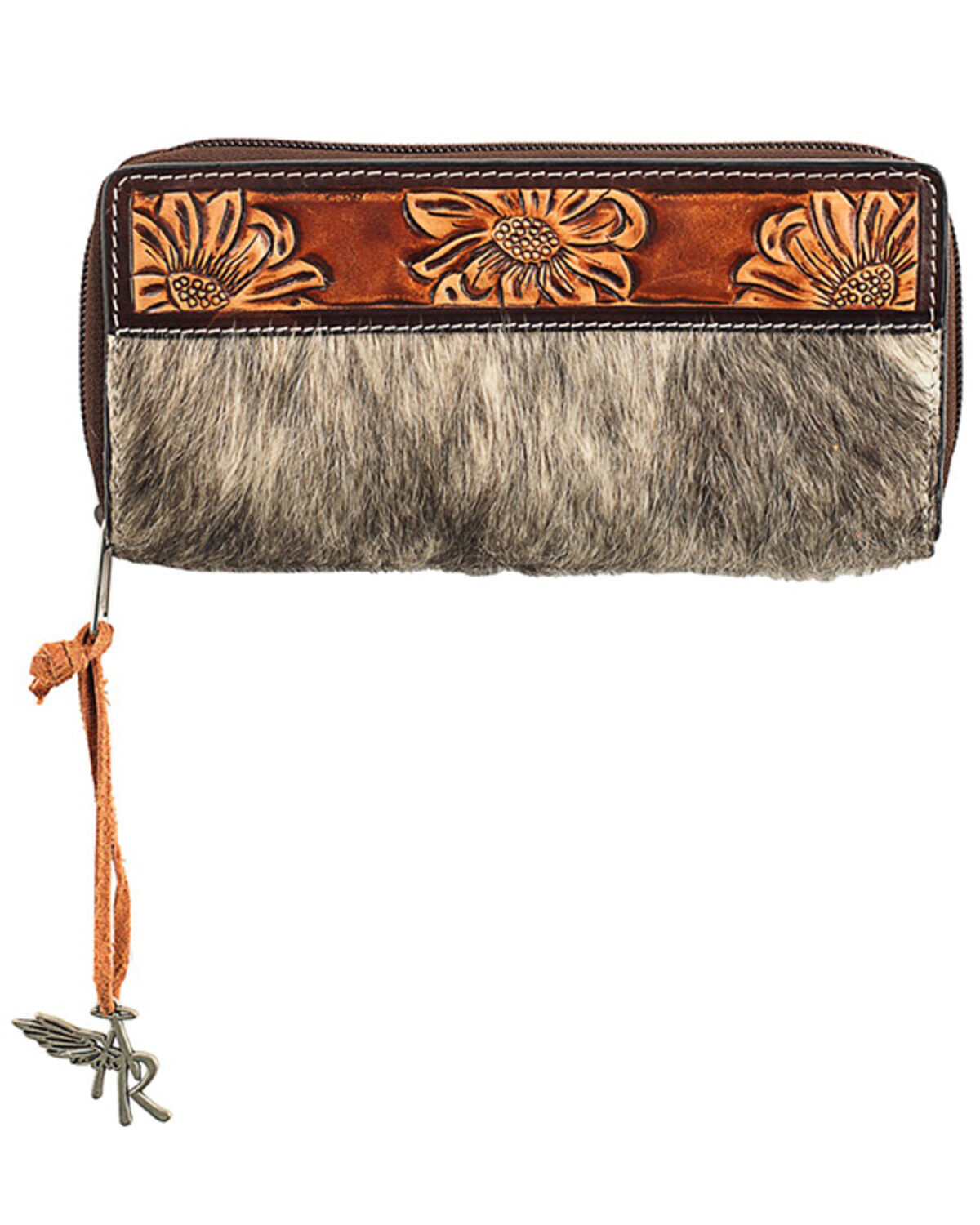 Image #1 - Angel Ranch Women's Spotted Calf Hair Wallet, Multi, hi-res