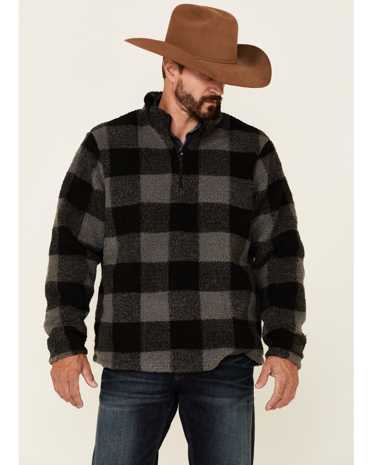 Zip Sherpa Pullover | Sheplers