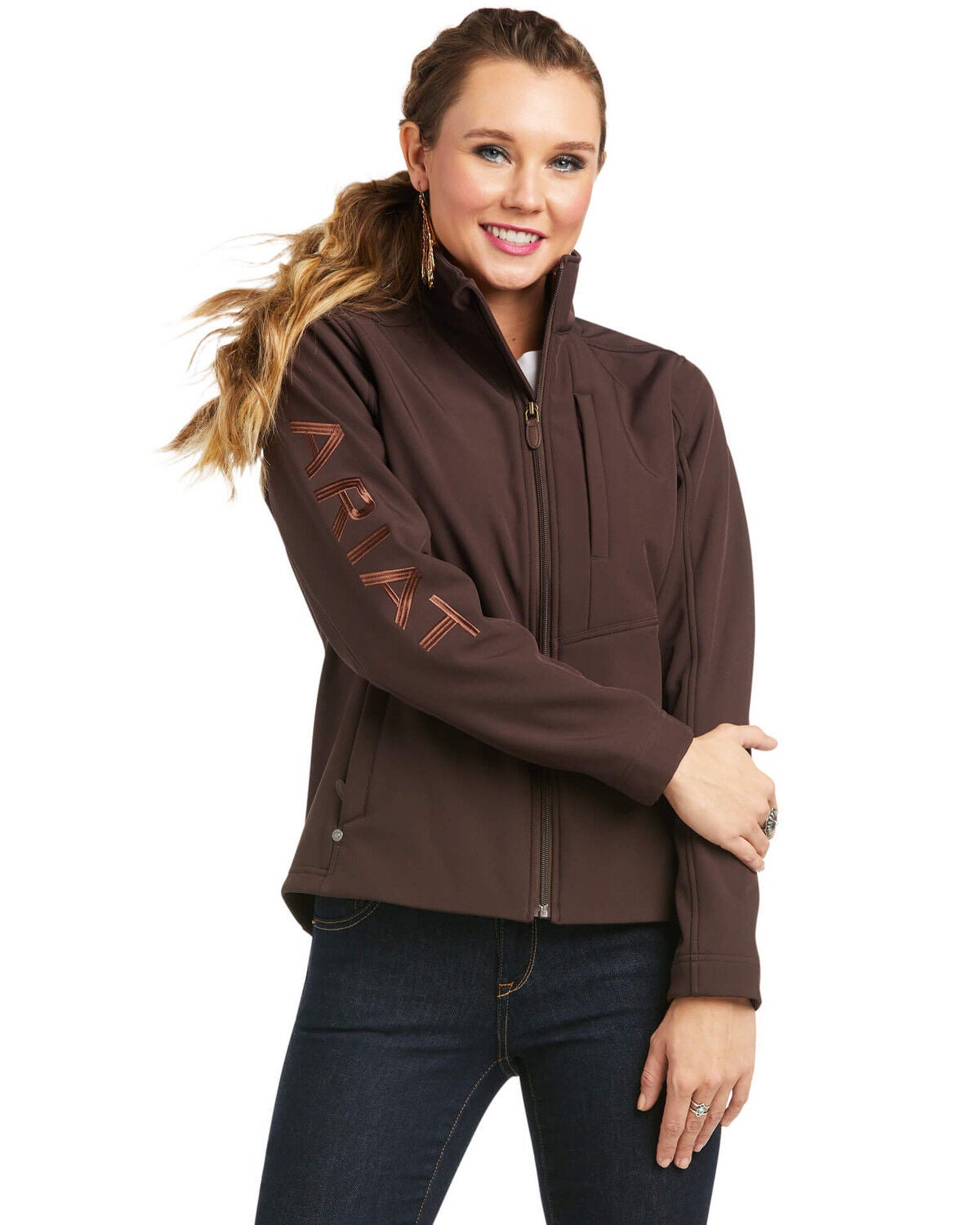burgundy ariat jacket