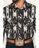 Image #3 - Rock & Roll Denim Men's Southwestern Print Long Sleeve Pearl Snap Stretch Western Shirt, Black, hi-res