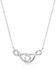 Image #1 - Montana Silversmiths Women's Infinity Times Infinity Necklace, Silver, hi-res