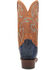 Image #5 - Dan Post Men's Exotic Ostrich Leg Western Boots - Square Toe, Blue, hi-res