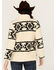 Image #4 - Roper Women's Southwestern Print Sherpa 1/4 Zip Pullover, Cream, hi-res