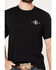 Image #2 - Cowboy Up Men's Live & Die by the Saddle Short Sleeve Graphic T-Shirt, Black, hi-res