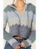 Image #3 - Cleo + Wolf Women's Ombre Hooded Sweater , Slate, hi-res