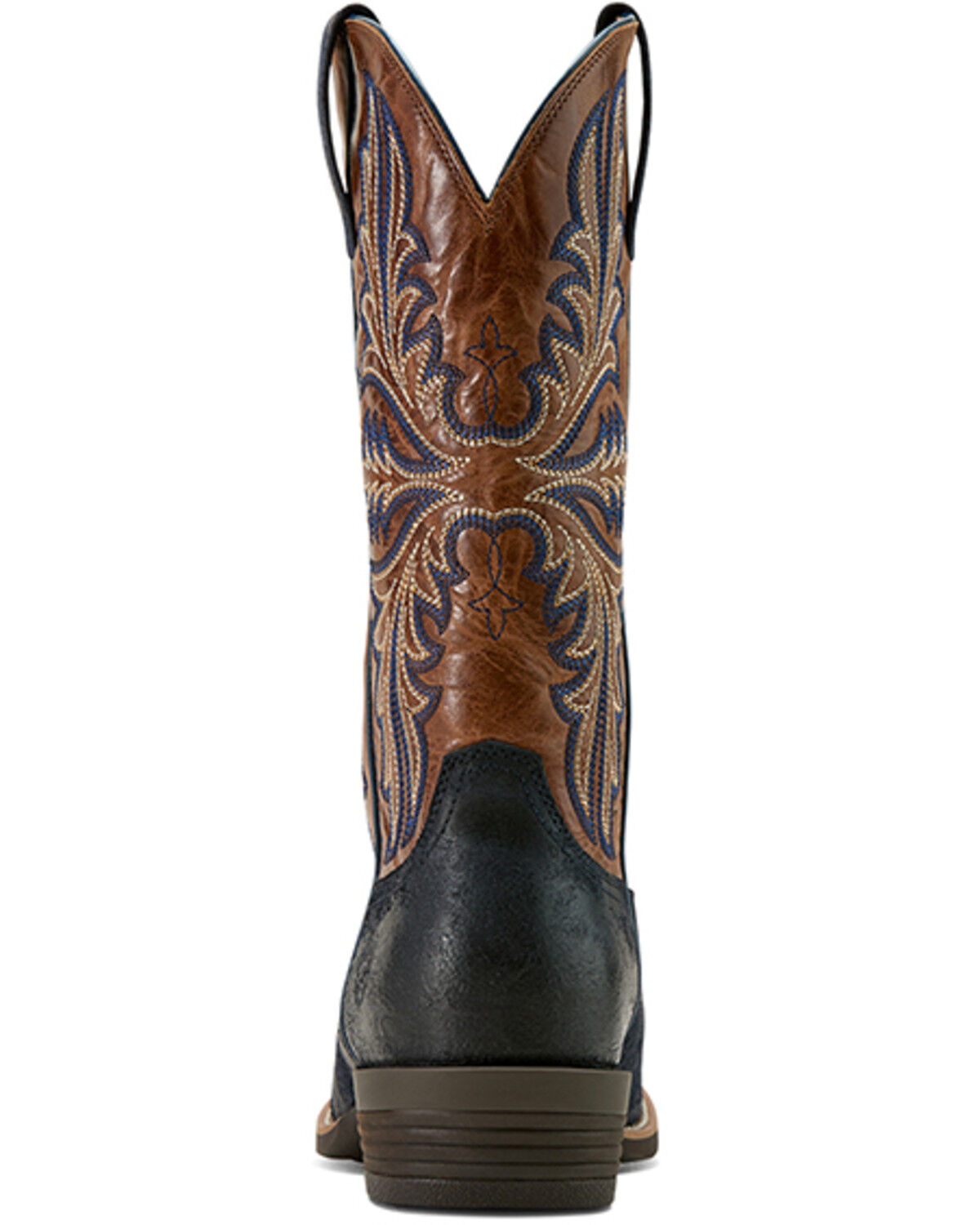Image #3 - Ariat Men's Hustler Western Boots - Square Toe, Dark Blue, hi-res