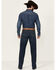 Image #3 - Ariat Men's M4 Colman Porter Dark Wash Relaxed Bootcut Stretch Denim Jeans - Big, Dark Wash, hi-res