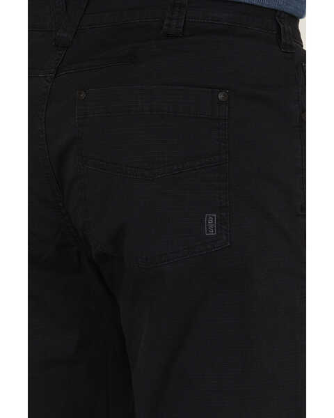 Image #4 - Brothers and Sons Men's Ripstop Stretch Slim Straight Pants , Black, hi-res