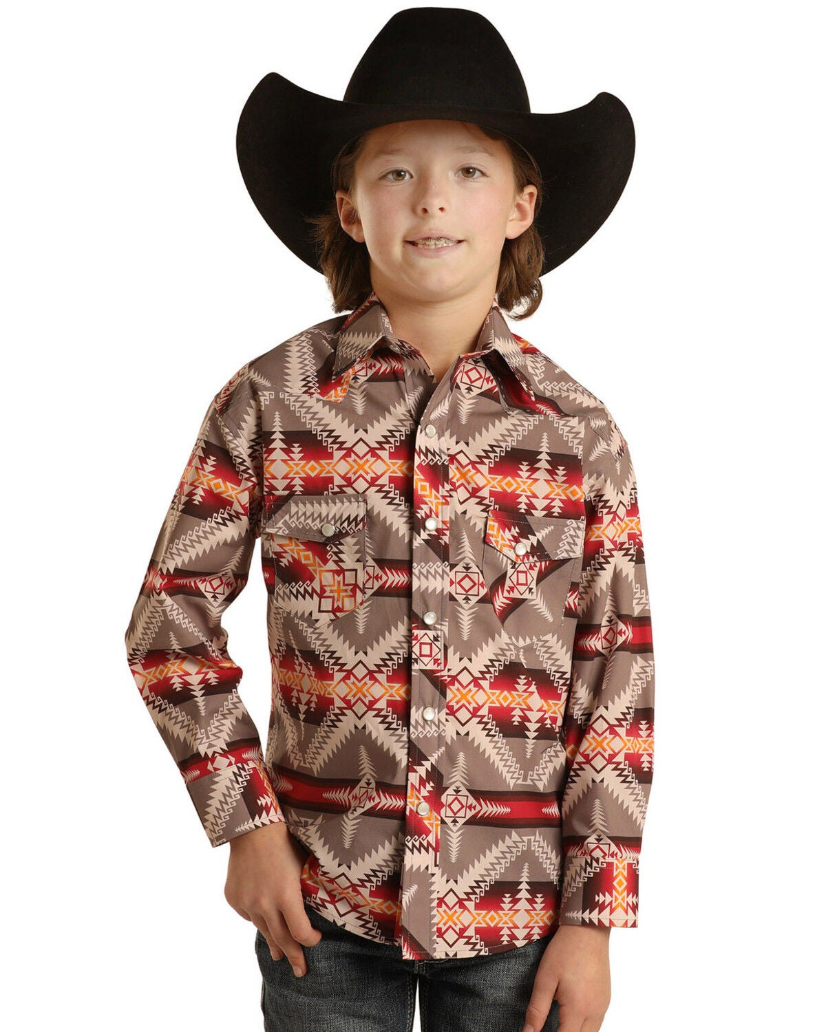 Rock \u0026 Roll Denim Boys' Brown 