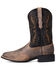 Image #2 - Ariat Men's Tally Ink Sport Frisco VentTEK Leather Performance Western Boot - Broad Square Toe , Brown, hi-res