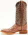 Image #3 - Justin Men's Chisolm Exotic Ostrich Western Boots - Broad Square Toe, Brown, hi-res