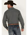 Image #4 - Resistol Men's Troy Geo Print Long Sleeve Button-Down Western Shirt, Navy, hi-res