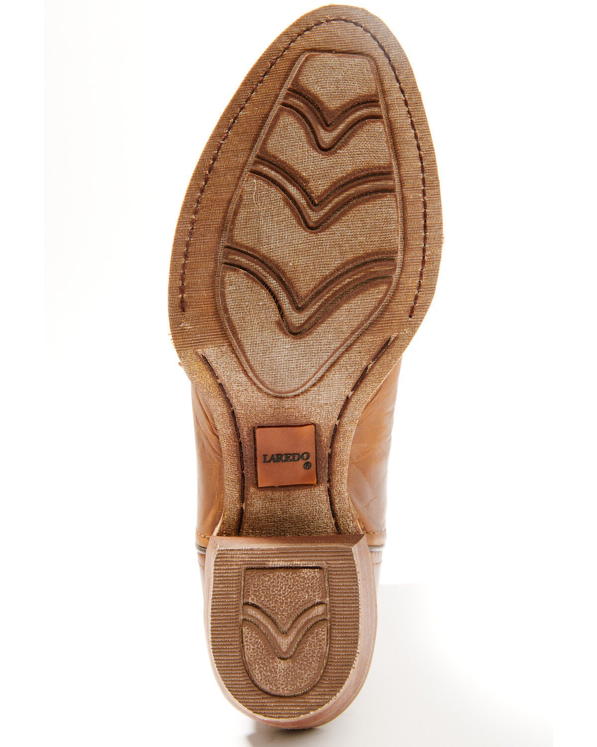 Image #7 - Laredo Men's Novak Performance Western Boots - Round Toe, Tan, hi-res