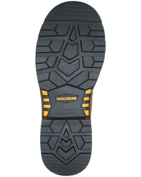 Wolverine Men's Hellcat Waterproof Western Work Boots - Composite Toe, Brown, hi-res