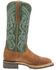 Lucchese Women's Ruth Western Boots - Wide Square Toe, Cognac, hi-res
