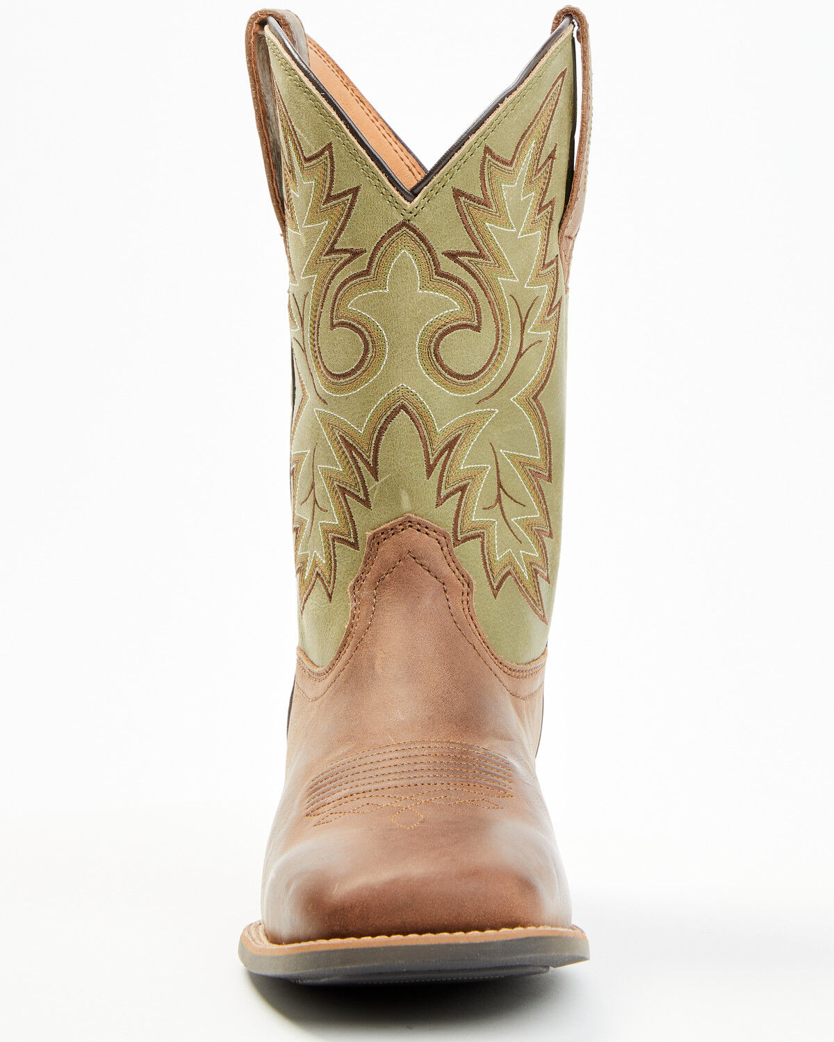 Image #4 - Cody James Men's Badge Xero Gravity™ Western Boots - Broad Square Toe, Brown, hi-res