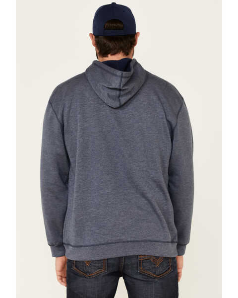 Image #4 - Tin Haul Men's Geometric Abstract Logo Hooded Sweatshirt , Blue, hi-res