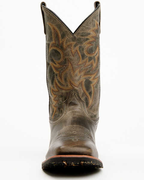 Image #4 - Laredo Men's 11" Western Boots - Broad Square Toe , Grey, hi-res