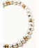 Image #3 - Lainey Wilson Women's Beaded Charm Stretch Bracelet, Gold, hi-res