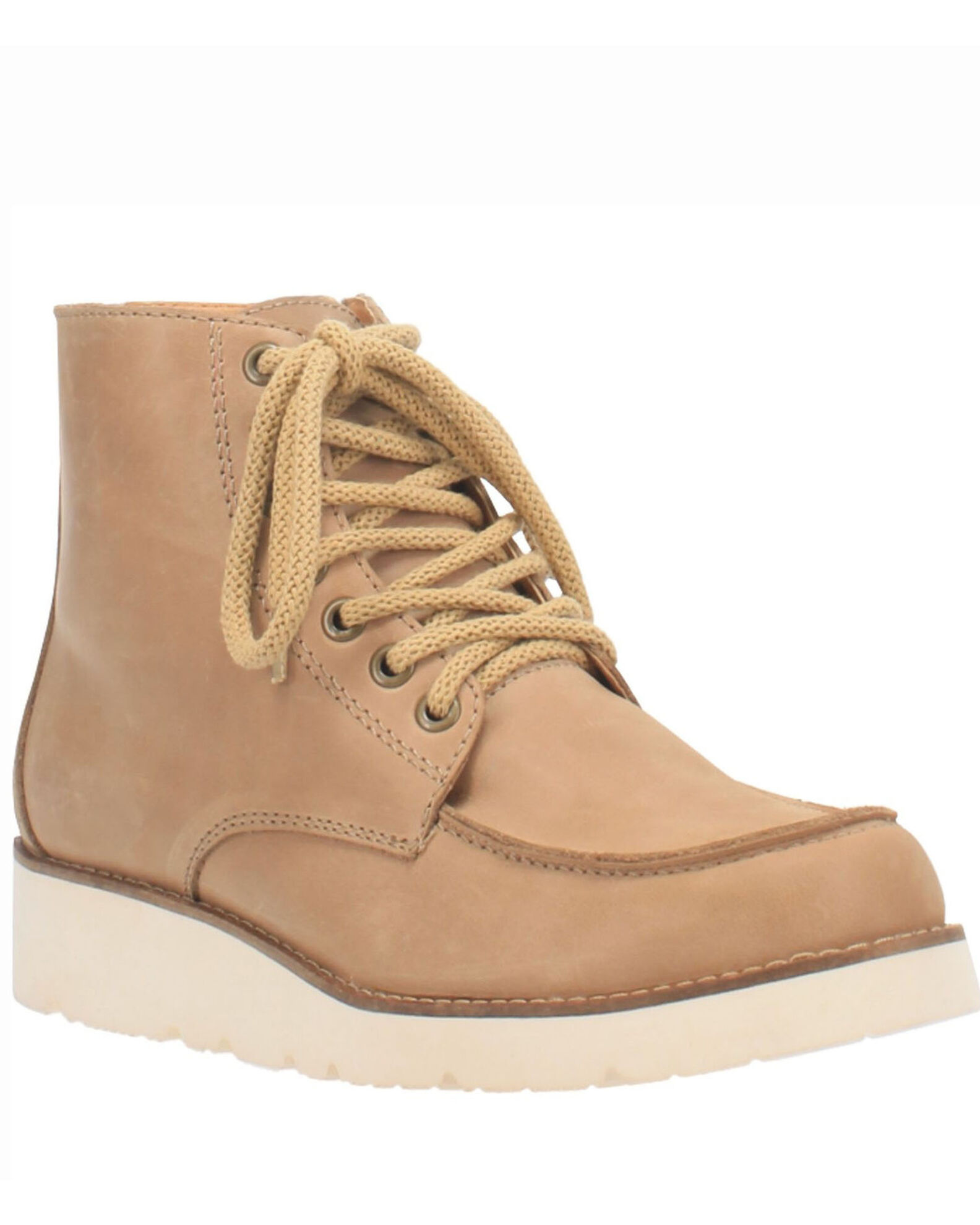 Image #1 - Dingo Women's Rosie Casual Shoes - Moc Toe, Natural, hi-res