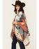 Image #1 - Shyanne Women's Southwestern Print Shawl, Off White, hi-res