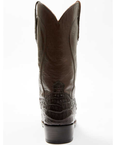 Image #5 - Cody James Black 1978® Men's Chapman Exotic Caiman Belly Western Boots - Medium Toe , Chocolate, hi-res