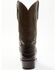 Image #5 - Cody James Black 1978® Men's Chapman Exotic Caiman Belly Western Boots - Medium Toe , Chocolate, hi-res