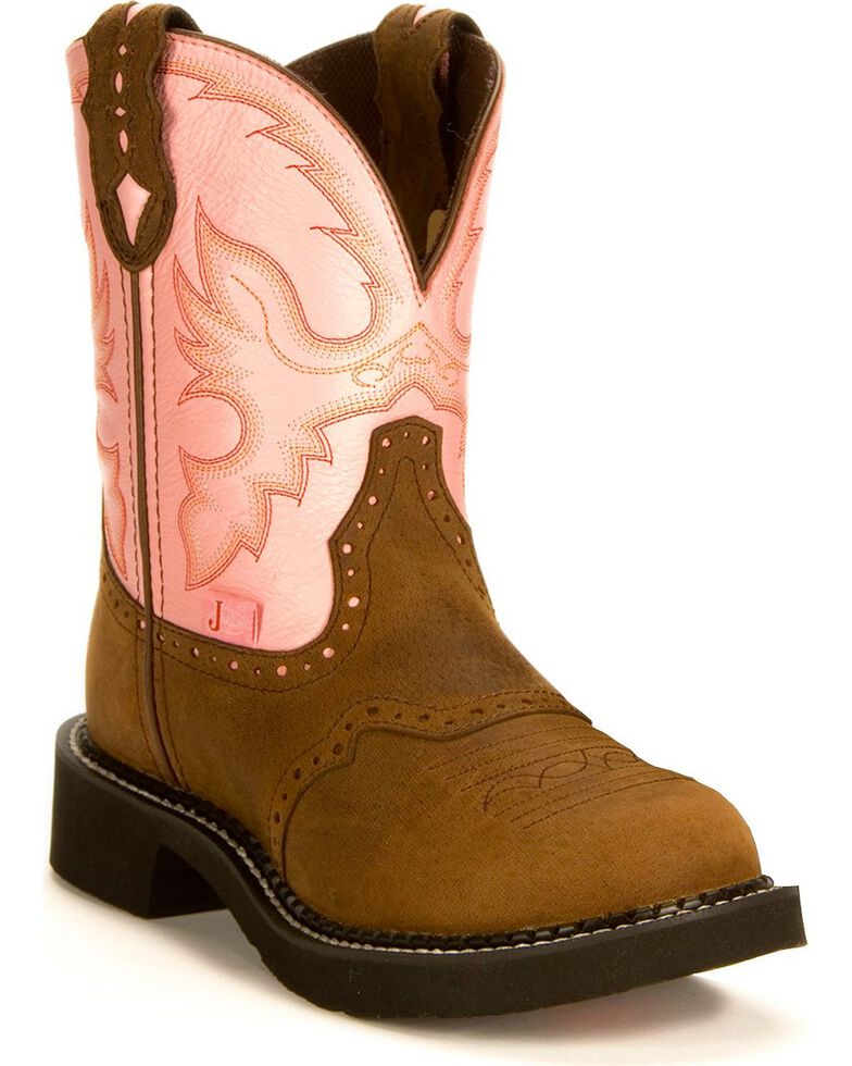 justin gypsy boots round toe