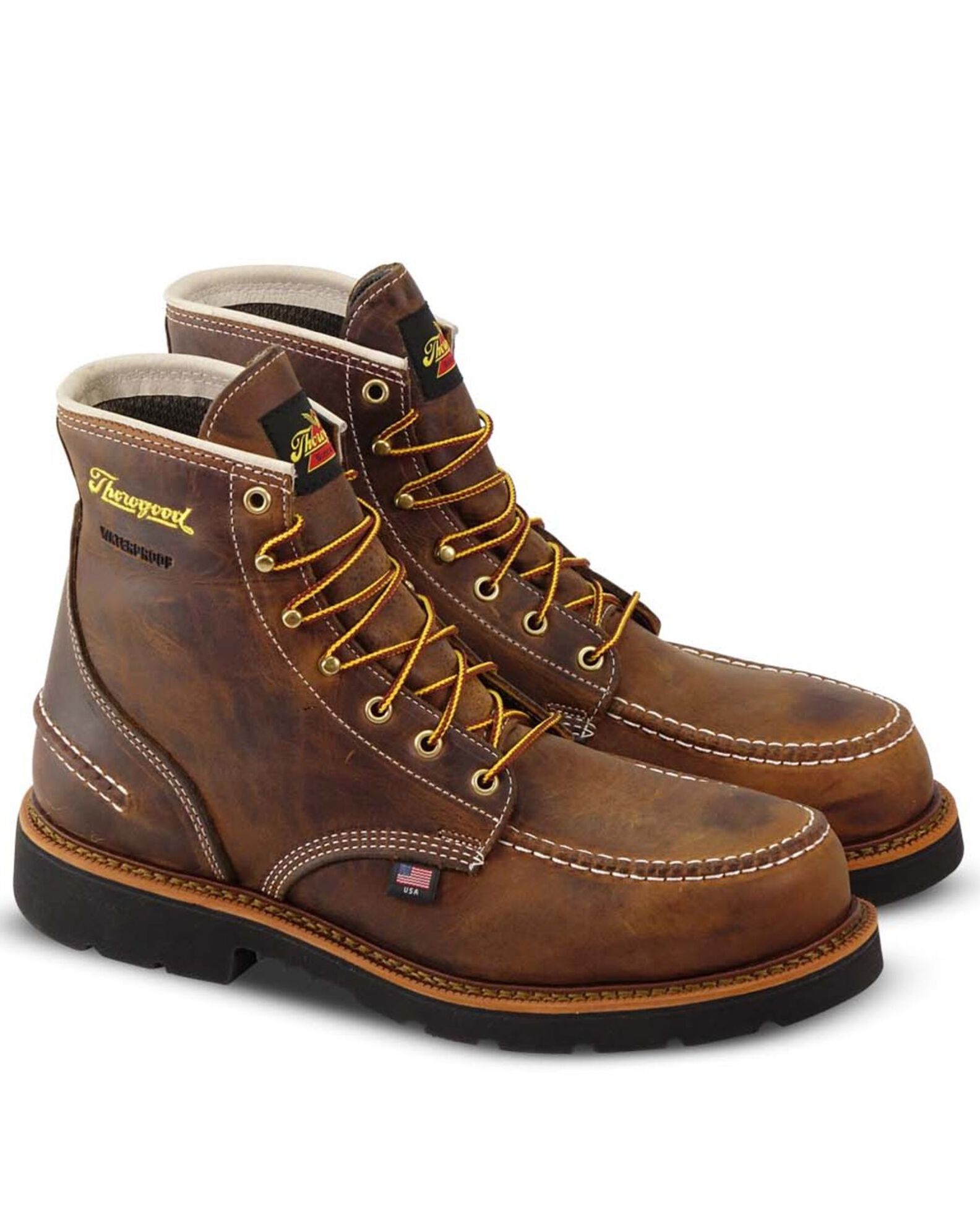Thorogood work boots black discount