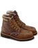 Image #1 - Thorogood Men's Crazyhorse Made In The USA Waterproof Work Boots - Steel Toe, Brown, hi-res