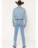 Image #3 - Wrangler Men's 13MWZ Tough Lite Medium Wash Cowboy Cut Straight Stretch Denim Jeans, Medium Wash, hi-res