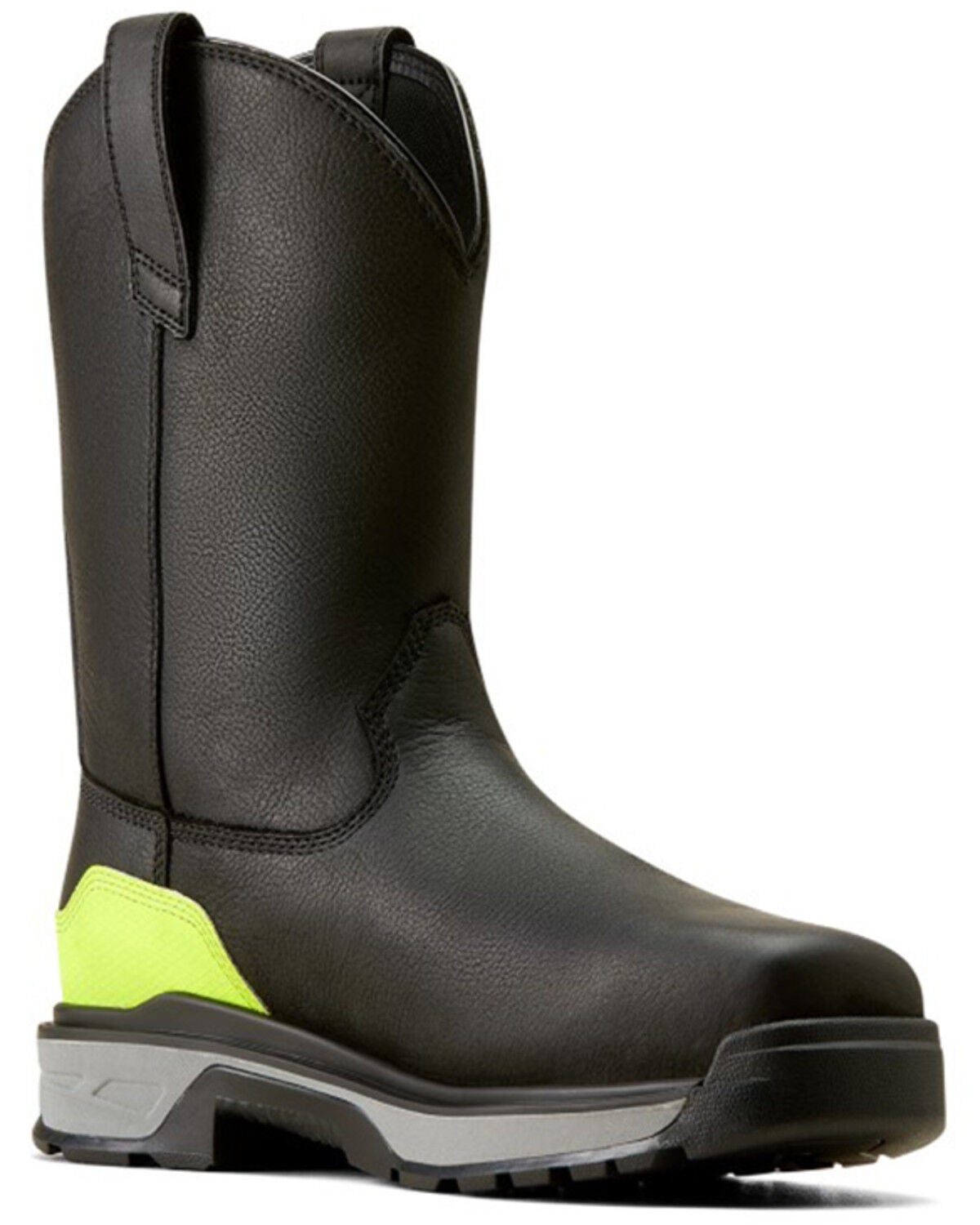 Ariat Men's Intrepid Live Wire Waterproof Work Boots - Composite Toe, Black, hi-res